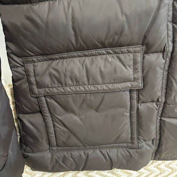 Lands’ End Goose Down Faux Fur Hooded Jacket - Picture 3 of 7